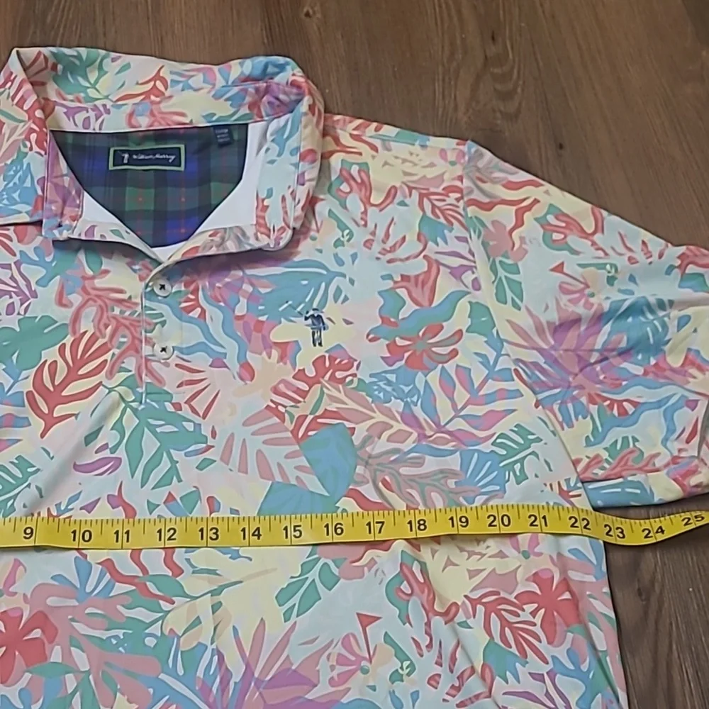 Colorful Tropical Print Men's Short Sleeve Shirt for‎ men zise XL